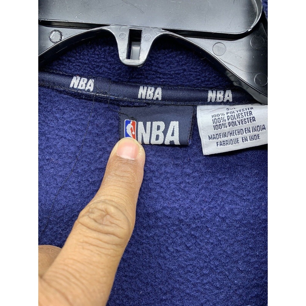 Official NBA Mens Sweatshirt 2XL Red White Blue Performance Fleece Athletic - Picture 5 of 16